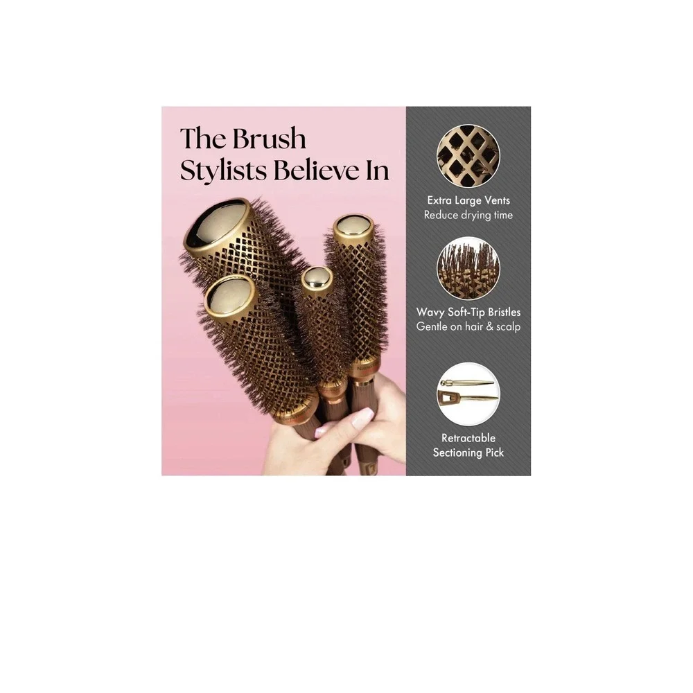 Olivia‎ Garden NanoThermic XL Ceramic + Ion Round Thermal Hair Brush 1